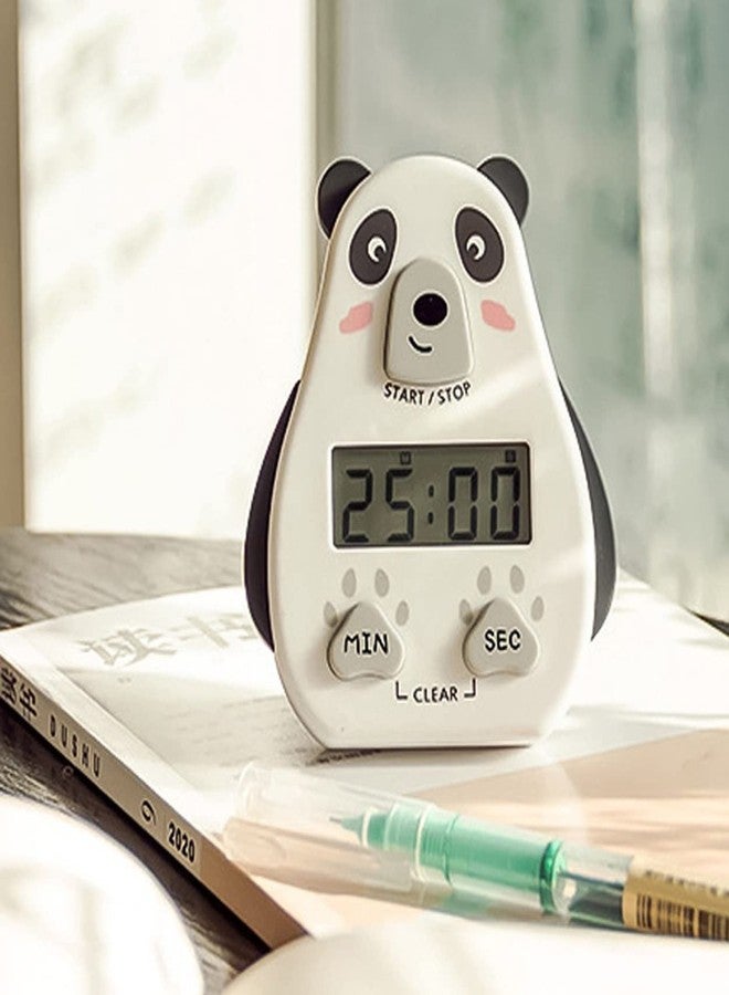 pepplo Cartoon Shap Digital Kitchen Timer & Stopwatch - Loud Alarm - Large LCD Screen - Magnetic Backing Stand and Hangable - Useful for Kids Games, Kitchen Cooking, Homework (1-Piece, White) - Image 5